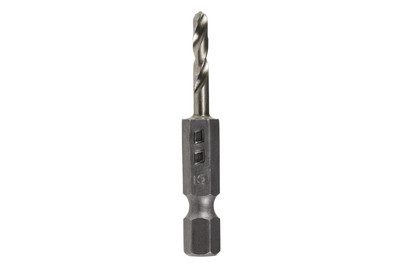 Wolfcraft 7257000 HSS Metall-Spiralbohrer 3 mm Gesamtlänge 47 mm geschliffen DIN 338 1/4 (6.3 mm) 1 St.