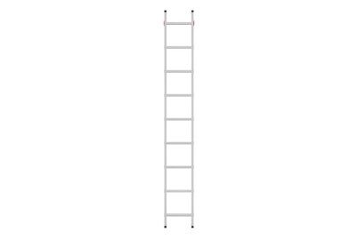 Hailo ProfiStep® uno 7109-007 Aluminium Anlegeleiter Arbeitshöhe (max.): 3.5 m Silber 4.2 kg