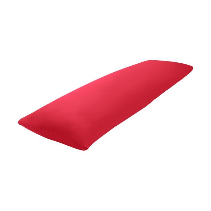 Jersey-Seitenschläferkissenbezug, rot, 40x140 cm