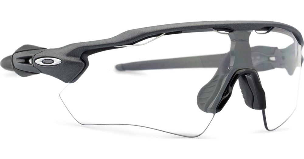 Oakley Sonnenbrille Radar EV Path -  Steel Clear Black Iridium Photochromic Activated