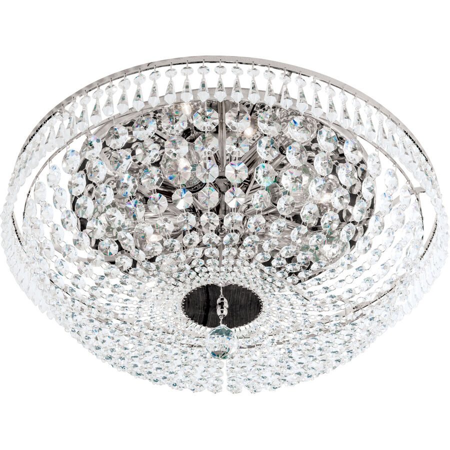 Chromumrandete Deckenleuchte SHERATA, 55 cm