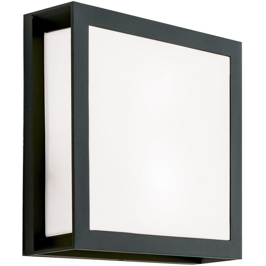 Anthrazitfarbene Außenwandlampe Henry, IP44