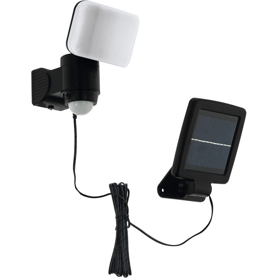 LED-Solarlampe Casabas mit Sensor, schwarz