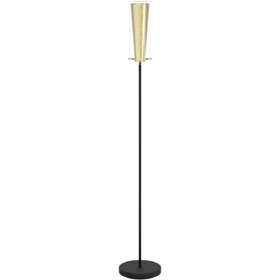 Eglo - Stehlampe Pinto Gold - Gold und Schwarz