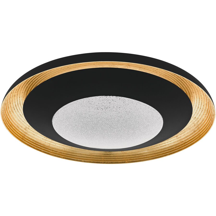 LED-Deckenleuchte Canicosa 2 in Schwarz und Gold