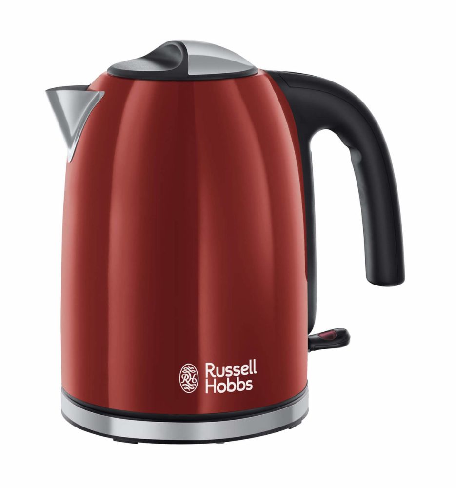 Russell Hobbs 20412-70 Flame Red - Wasserkocher (Rot/Edelstahl/Schwarz)