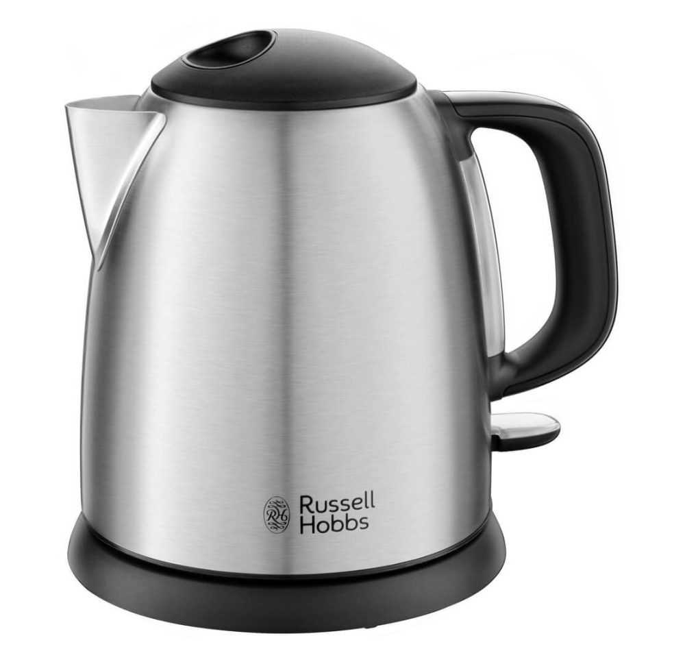 Russell Hobbs 24991-70 Adventure Mini - Wasserkocher (Edelstahl/Schwarz)