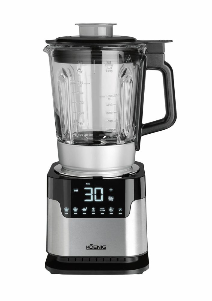 Koenig Soup & Steam B00135 - Kochmixer (Schwarz/Silber)