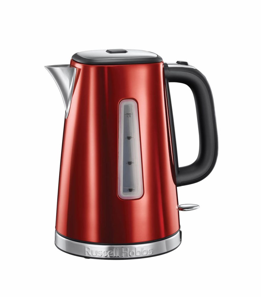 Russell Hobbs 23210-70 - Wasserkocher (Edelstahl/Schwarz/Rot)