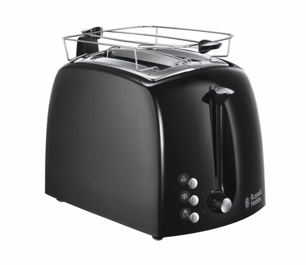 Russell Hobbs 22601-56 Textures Plus - Toaster (Schwarz)