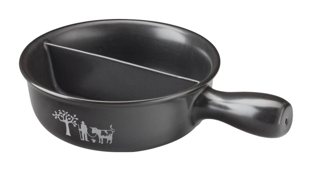 Fero H8207 Fero Caquelon - 2-Fondue (Schwarz)