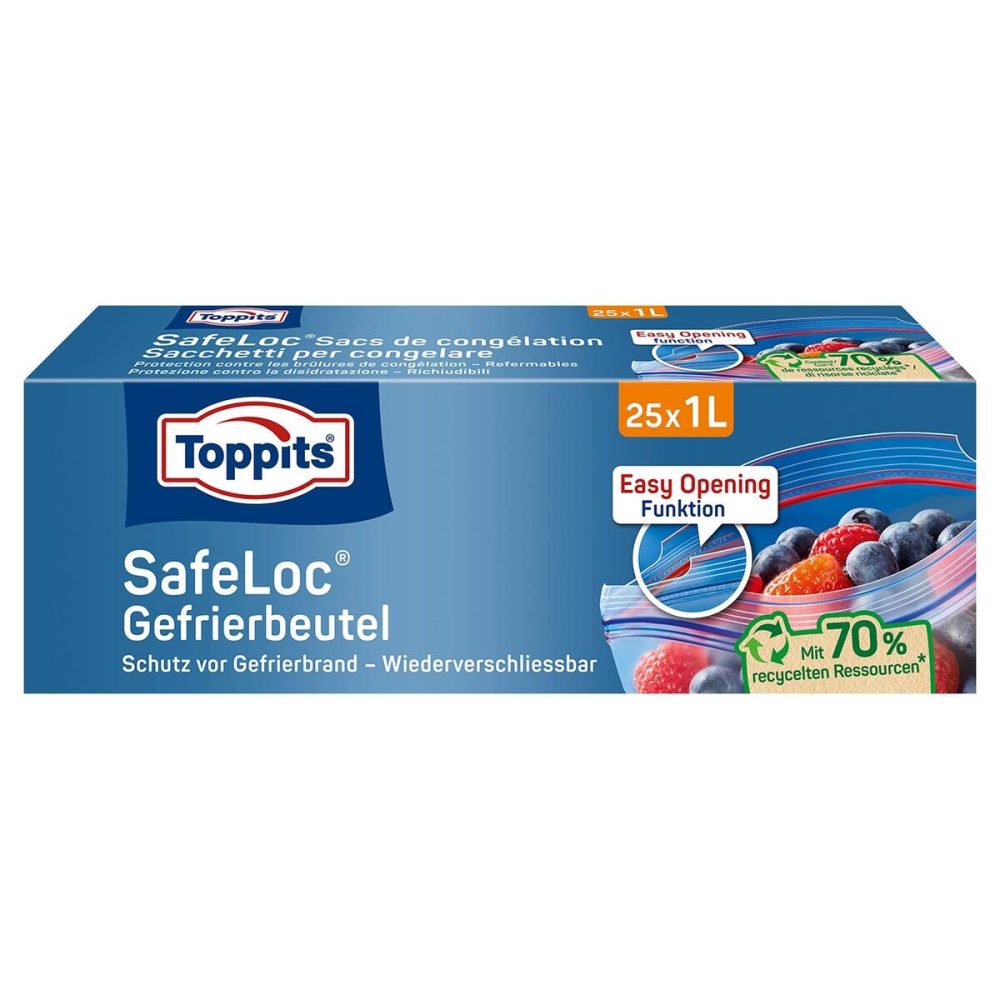 Toppits Gefrierbeutel Doppelverschluss