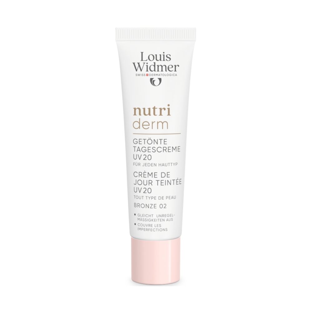 Louis Widmer Nutriderm getönte Tagescreme UV 20 Bronze 30 ml mit Parfum
