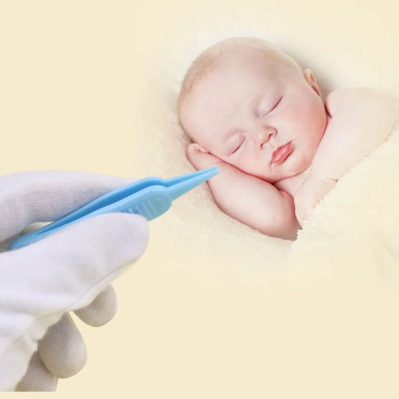 Baby Dig Booger Clip Infants Clean Ear Nose Navel Safety Tweezers Safe Forceps Cleaning Supplies Baby Care