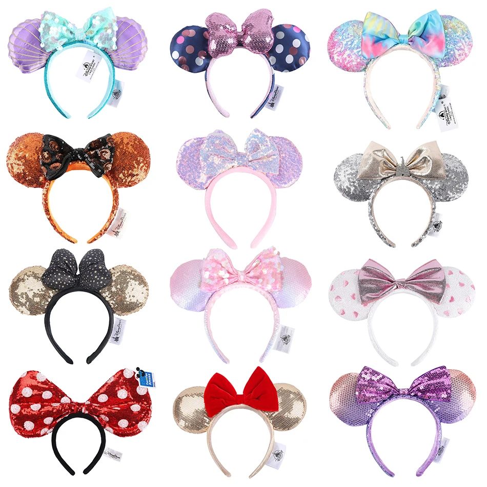 Lovely Dot Minnie Ears Headbands for Baby Girl Minnie Headband Baby Girl Accessories Kids Hair Headwear for Christmas Party