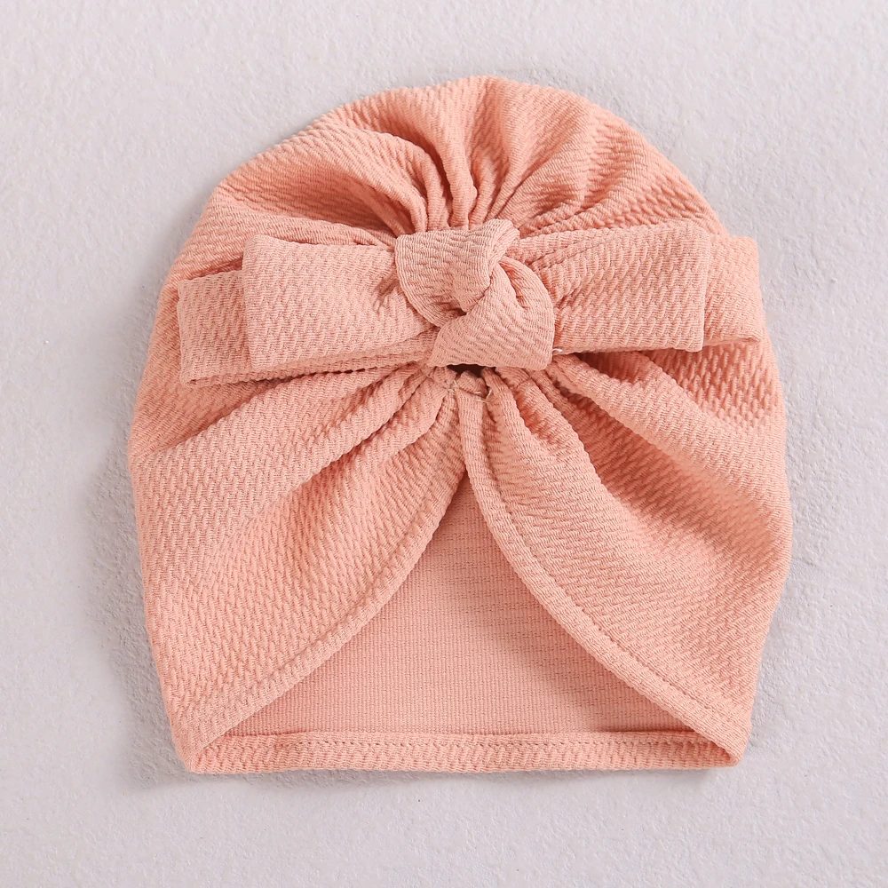 Soft Bows Baby Hat Turban Baby Girl Headbands Newborn Kids Headwear Elastic Cotton Children Headwraps Toddler Hair Accessories