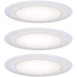 Paulmann 99940 LED-Bad-Einbauleuchte 3er Set 19.5 W Warm-Weiß EEK: LED (A++ - E) Weiß