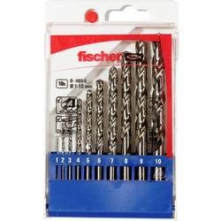 Fischer 536603 HSS Metall-Spiralbohrer-Set 10teilig DIN 338 1 Set