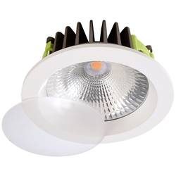 Runde LED-Deckeneinbauleuchte COB170 warmweiß