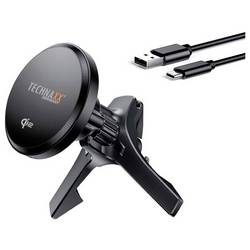 Technaxx Wireless charger 3 A TX-323 5260 Outputs Inductive charging standard Black