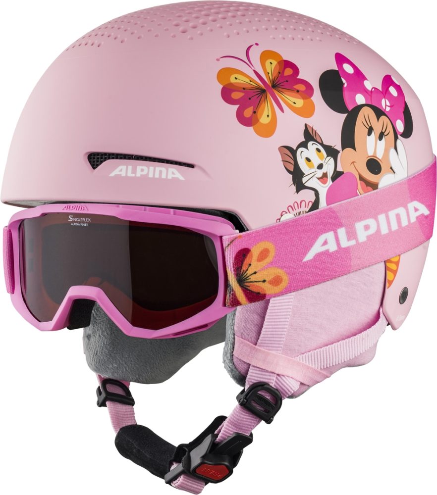 Alpina Zupo Disney Wintersport Helm hellrosa