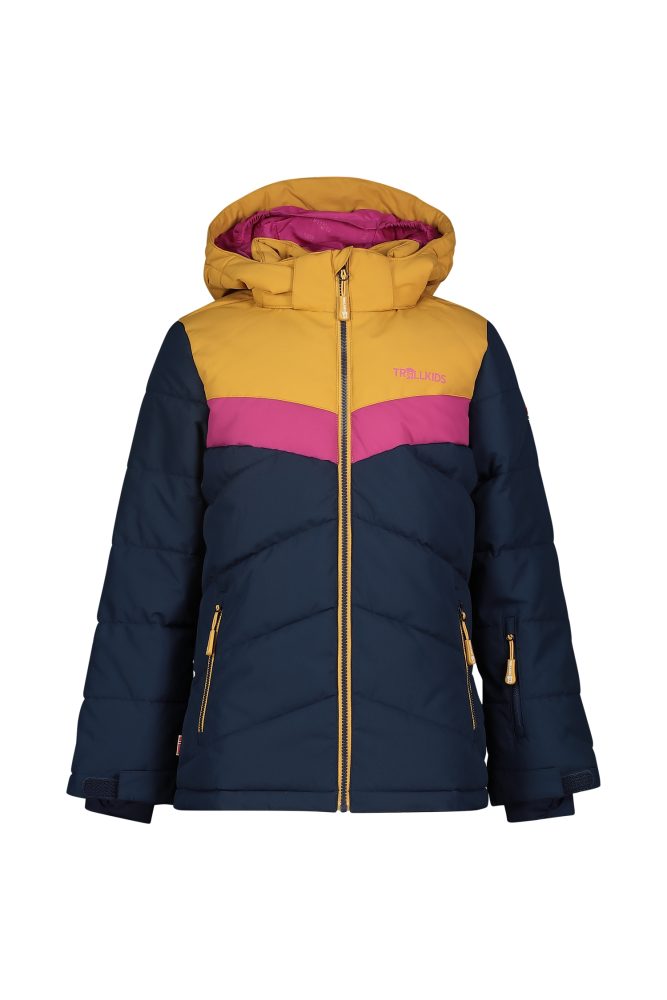 Trollkids Funktionsjacke in blau für Mädchen, Größe: 152. Girls Gryllefjord Jacket