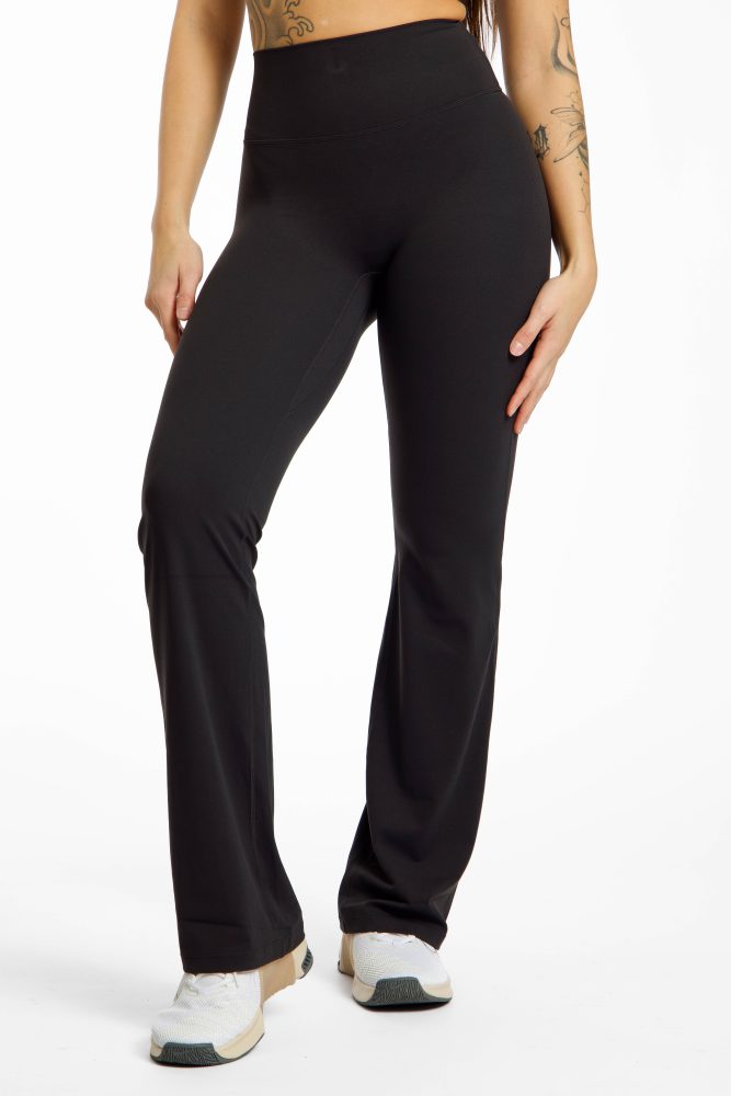 Nike Zenvy Flare Damen Trainerhose Schwarz, Damen, Größe: M