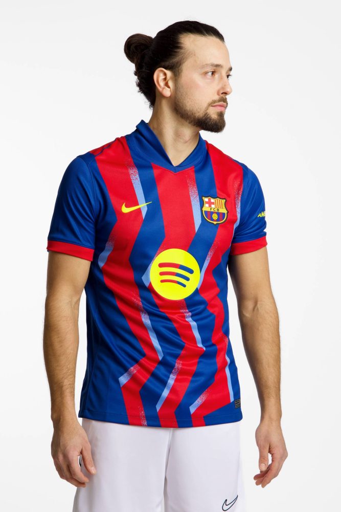 Nike FC Barcelona 4th Replica Herren Fussballtrikot 25/26 Blau, Herren, Größe: XL