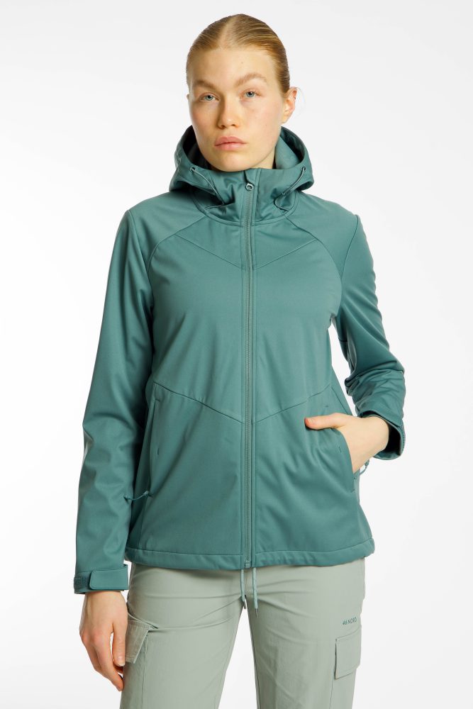 46 NORD Damen Softshelljacke Grün, Damen, Größe: 36