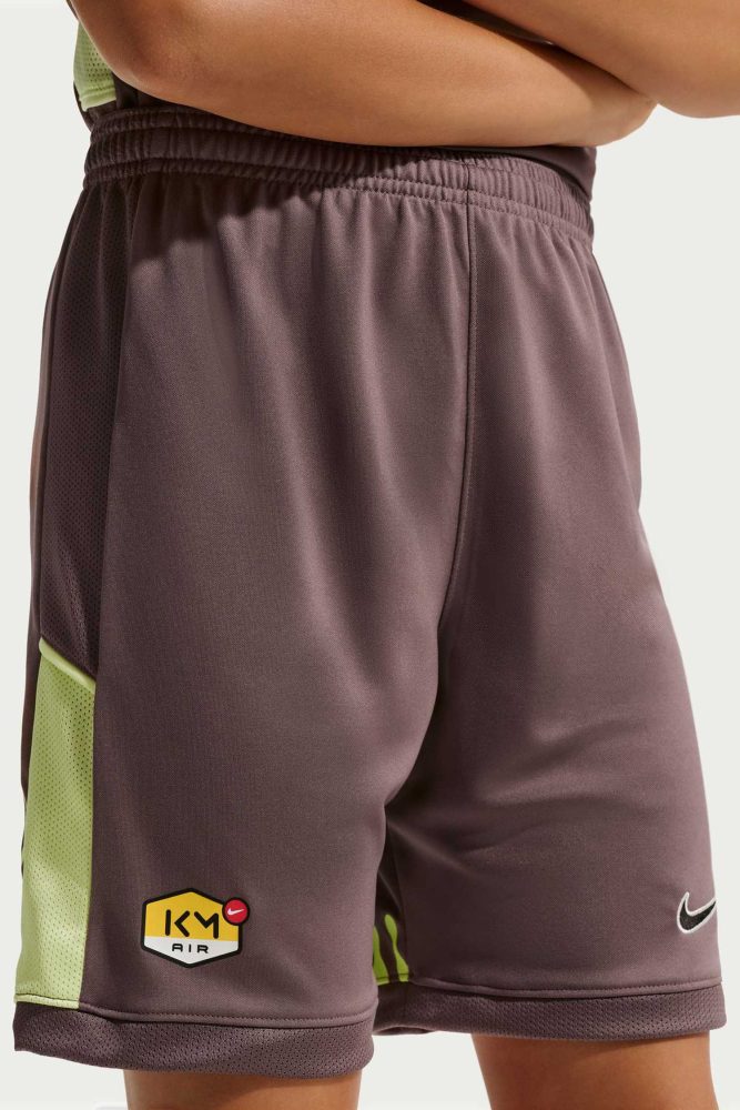 Nike Dri-FIT Academy Kylian Mbappé Kinder Short Braun, , Größe: 128