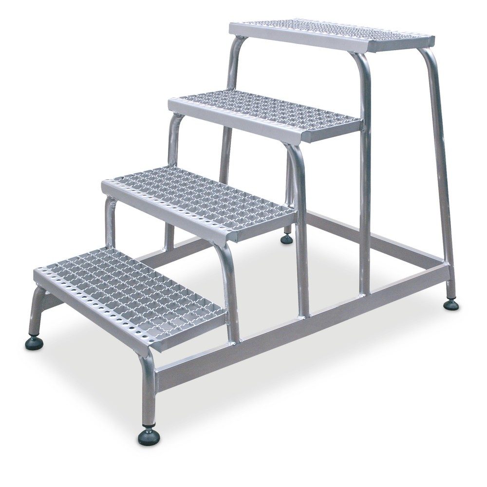 Krause 805317 Aluminium Montagetritt Arbeitshöhe (max.): 2.20 m Silber 2.5 kg