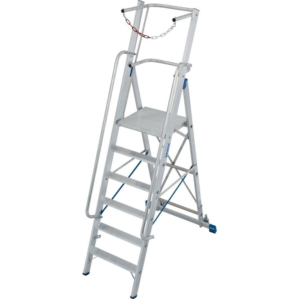 Krause Stabilo® Professional 127501 Aluminium Stufen-Stehleiter Arbeitshöhe (max.): 3.4 m Silber 20 kg