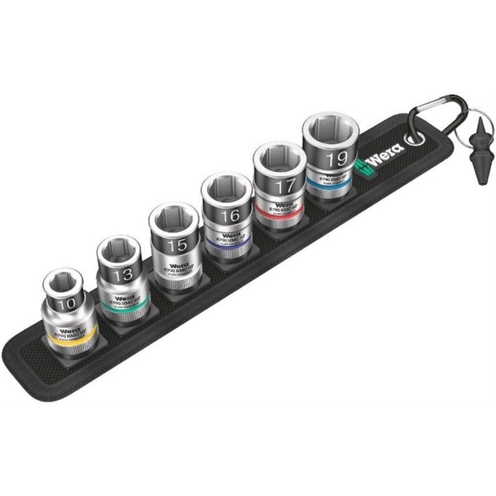 Wera Belt C 2 Zyklop 05003996001 Innen-Sechskant Steckschlüssel-Bit-Einsatz-Set 7teilig 1/2 (12.5 mm)