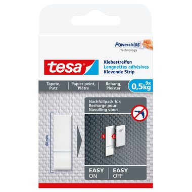 tesa® Klebestreifen Weiß tesa Inhalt: 1 Pckg.