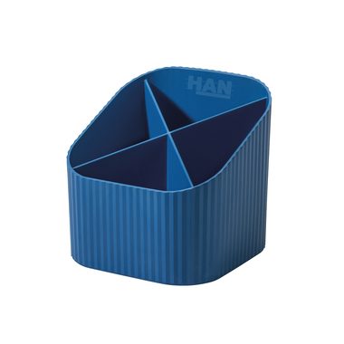 HAN KARMA 17248-16 Stifteköcher Blau Anzahl der Fächer: 4