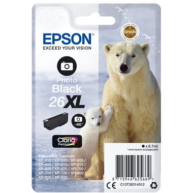 Epson T263140 HY photo black Tintenpatrone