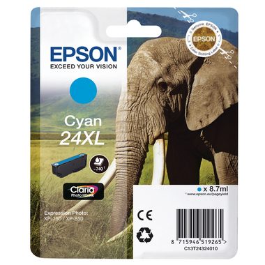 Epson T24Xl cyan Tintenpatrone
