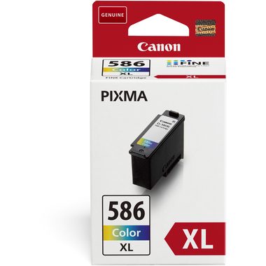 Canon Tintenpatrone CL-586XL Original einzeln Cyan, Gelb, Magenta 6226C001 Druckerpatrone