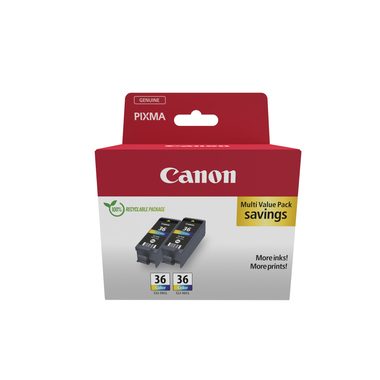 Canon Tinte CLI 36 2 Stück Color Tintenpatrone