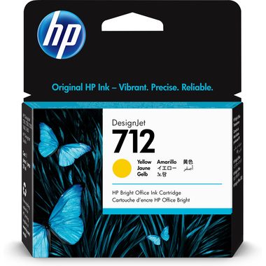 HP 712 Tinte gelb