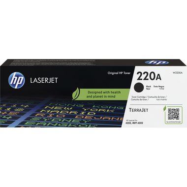 HP 220A - Schwarz - original - LaserJet - Tonerpatrone (W2200A) - für Color LaserJet Pro MFP 4301, MFP 4303