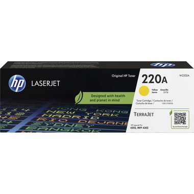 HP 220A - Gelb - original - LaserJet - Tonerpatrone (W2202A) - für Color LaserJet Pro MFP 4301, MFP 4303