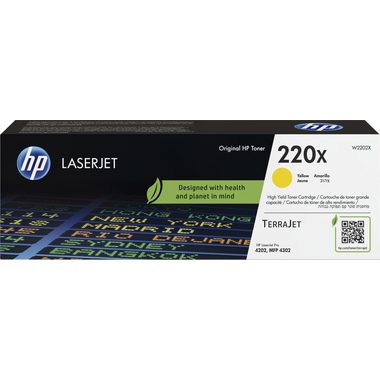 HP 220X - Hohe Ergiebigkeit - Gelb - original - LaserJet - Box
