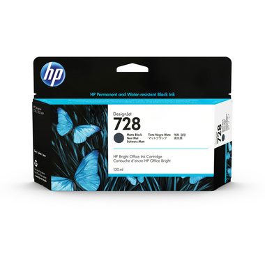 HP 728 - 130 ml - mattschwarz - Original - DesignJet - Tintenpatrone
