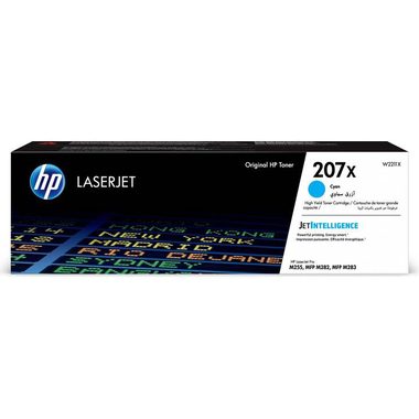 HP 207X Cyan Original LaserJet Tonerkartusche mit hoher Reichweite