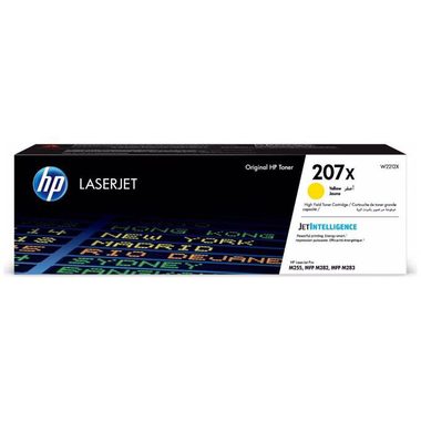 HP 207X Gelb Original LaserJet Tonerkartusche mit hoher Reichweite