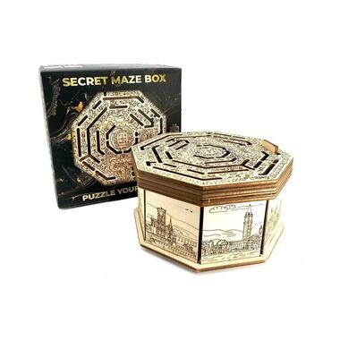 Escape Welt Rätselspiel Secret Box «Maze»