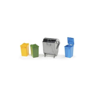 bruder Zubehör: Mülltonnen-Set