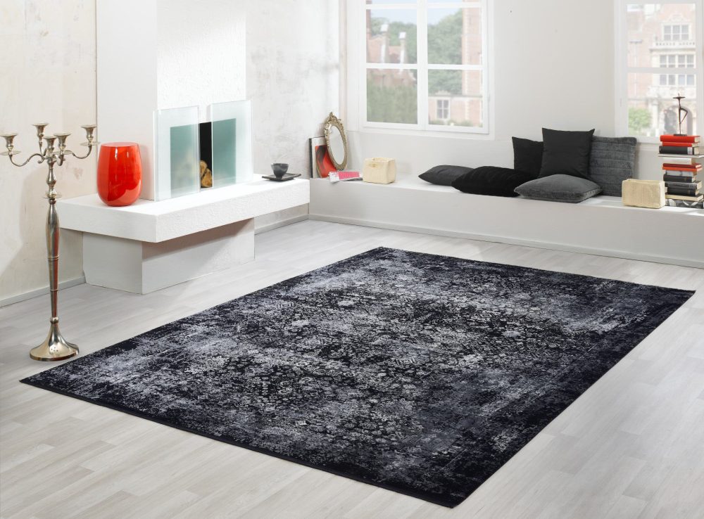 OCI DIE TEPPICHMARKE Teppich »Magic«, rechteckig, 8 mm Höhe, Glanz Viskose, mit Fransen, Wohnzimmer