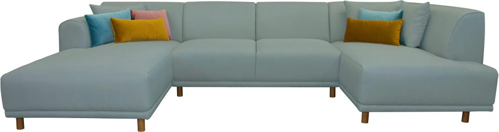 andas Wohnlandschaft »Maroon«, in skandinavischem Design, mit losen Kissen